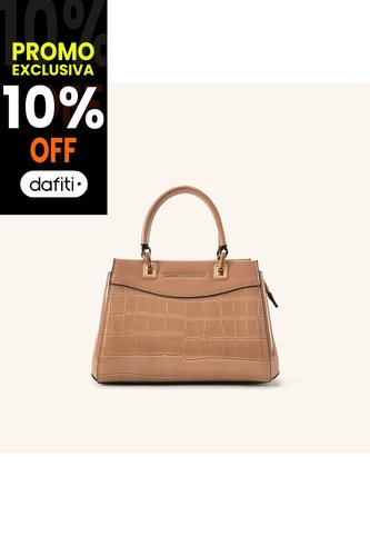 Bolso De Mano Bianca Café Binanti Mario Hernández