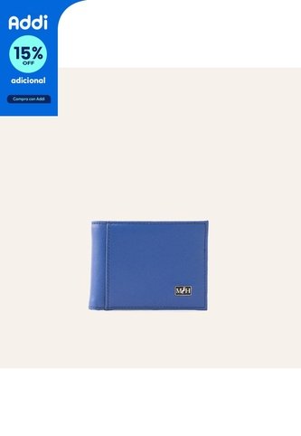Billetera Slim Horizontal Azul Esencial Billetera Slim Horizontal Azul Esencial Mario Hernández