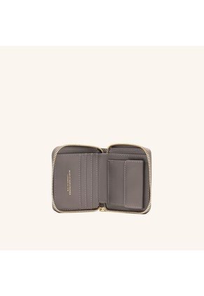 Billetera Mediana Zip Kantu Negro Plata Kroma Billetera Mediana Zip Kantu Negro Plata Kroma