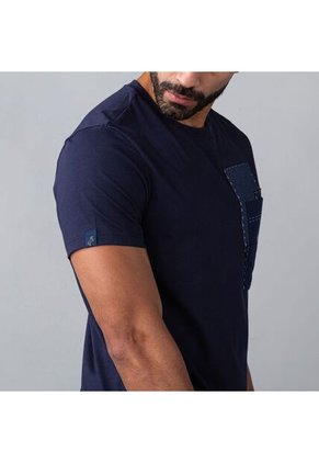 Camiseta Tolú Monograma Azul Tierra Arriba Camiseta Tolú Monograma Azul Tierra Arriba Talla S
