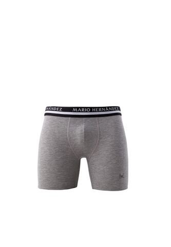 Boxer Algodón Brief Gris Básicos Boxer Algodón Brief Gris Básicos Talla L Mario Hernández