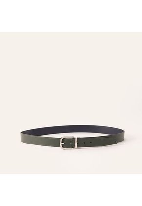 Cinturón Casual Doble Faz Azul Verde Esencial Cinturón Casual Doble Faz Azul Verde Esencial Talla 105