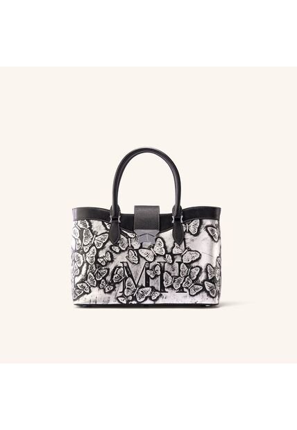 Tote Carlota Platino Mariposas Tote Carlota Platino Mariposas