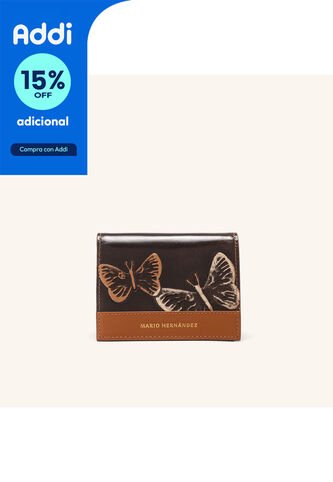 Billetera Lola Mediana Capuchino Mariposas Billetera Lola Mediana Capuchino Mariposas Mario Hernández