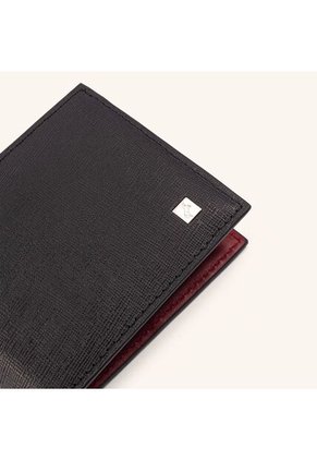 Billetera Con Visor Negro Rojo Roble Billetera Con Visor Negro Rojo Roble