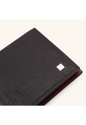 Billetera Extraplana Con Inserto Negro Rojo Roble Billetera Extraplana Con Inserto Negro Rojo Roble