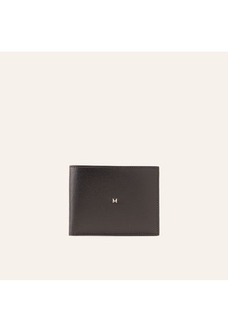 Billetera Slim Horizontal Negro Rojo Castellano Mario Hernández