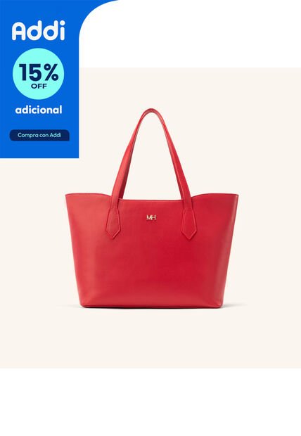 Tote Alas Mediano Rojo Cruz Coral Tote Alas Mediano Rojo Cruz Coral