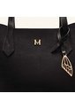 Tote Alas Mediano Negro Beige Sur Tote Alas Mediano Negro Beige Sur de Mario Hernández