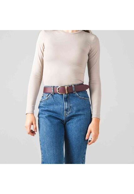 Cinturón Casual Monarca Burgundy Pitón Cinturón Casual Monarca Burgundy Pitón Talla M