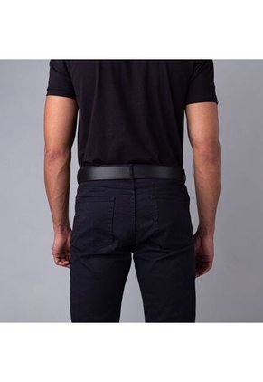 Cinturón Casual Monograma Doble Faz Negro Caramelo Cinturón Casual Monograma Doble Faz Negro Caramelo Talla S