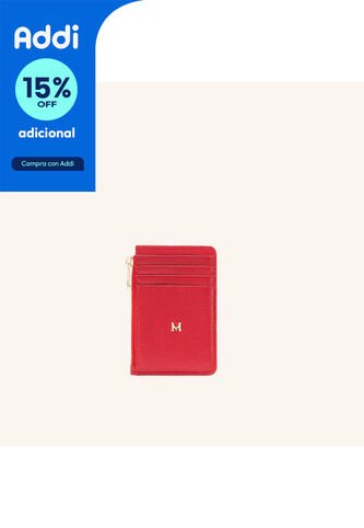 Tarjetero 8 Tarjetas Con Zip Coral Rojo Granate Tarjetero 8 Tarjetas Con Zip Coral Rojo Granate Mario Hernández