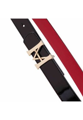 Cinturon Mujer Kit Monograma Doble Faz 3 Cm Mia Martina