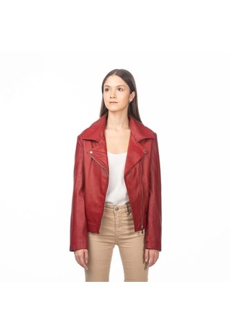 Chaqueta Biker Agata Granate Gema Chaqueta Biker Agata Granate Gema Talla 8 Mario Hernández