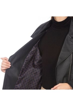 Chaqueta Biker Agata Negro Gema Chaqueta Biker Agata Negro Gema Talla 6