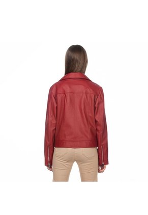 Chaqueta Biker Agata Granate Gema Chaqueta Biker Agata Granate Gema Talla 8