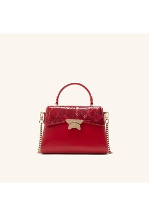 Bolso De Mano Alma Con Cadena Pimiento Mariposas Bolso De Mano Alma Con Cadena Pimiento Mariposas