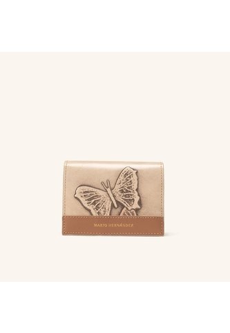 Billetera Lola Mediana Latte Mariposas Billetera Lola Mediana Latte Mariposas Mario Hernández