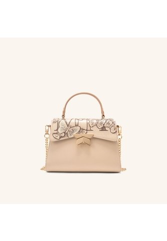 Bolso De Mano Alma Con Cadena Latte Mariposas Bolso De Mano Alma Con Cadena Latte Mariposas Mario Hernández