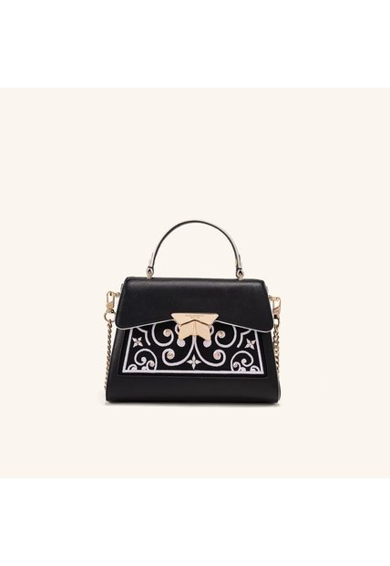 Bolso De Mano Alma Con Cadena Negro Oro Sagrada Bolso De Mano Alma Con Cadena Negro Oro Sagrada