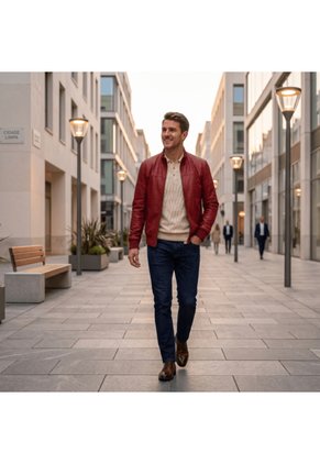 Chaqueta Pietro Rojo Gema MH Chaqueta Pietro Rojo Gema MH Talla 40