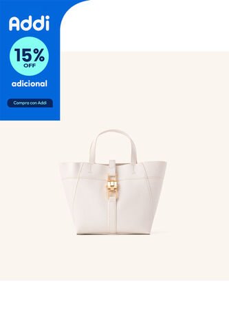 Tote Pequeño Geraldine Blanco Gaira Tote Pequeño Geraldine Blanco Gaira Mario Hernández