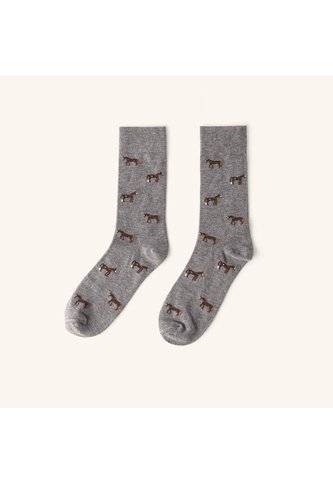 Medias Caballo Gris MH Socks Medias Caballo Gris MH Socks Mario Hernández