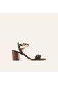 Sandalias Vela Negro Glamour de Mario Hernández