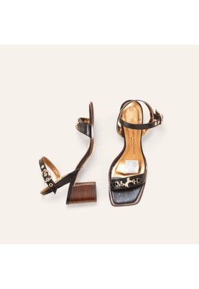 Sandalias Vela Negro Glamour