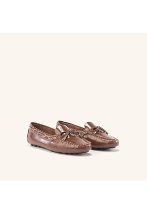 Mocasín Driver Amalia Lt Café Charol MH Mocs