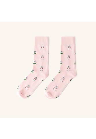 Medias Golf Rosado MH Socks Medias Golf Rosado MH Socks Mario Hernández