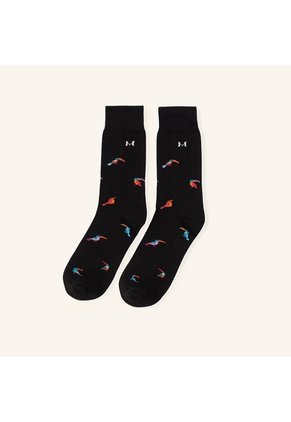 Medias Pluma Negro MH Socks