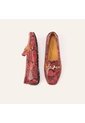 Mocasín Sofia Pitón Rojo MH Mocs Mocasín Sofia Pitón Rojo MH Mocs Talla 38 de Mario Hernández