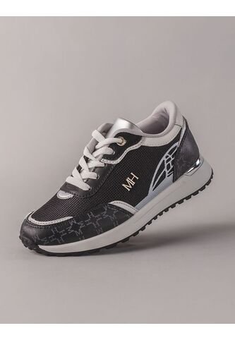 Tenis Delta Negro Plata Tenis Delta Negro Plata Talla 38 Mario Hernández