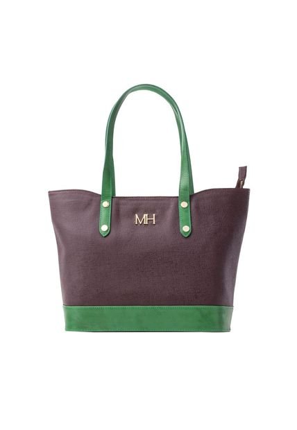 Tote Alas Mediano Borgoña Capri Tote Alas Mediano Borgoña Capri