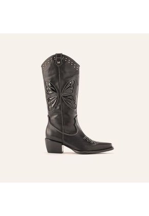 Botas Jerez Caña Alta Negro Glamour Botas Jerez Caña Alta Negro Glamour Talla 38