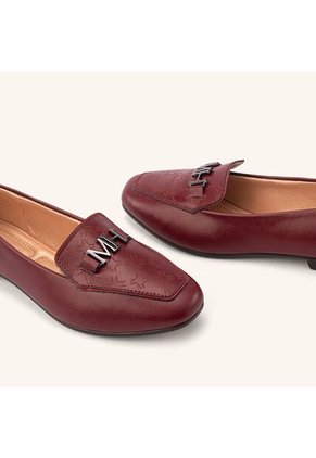 Mocasín Luciana Carmesí MH Mocs Mocasín Luciana Carmesí MH Mocs Talla 34