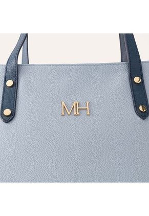 Satchel Mónica Azul Capri Satchel Mónica Azul Capri