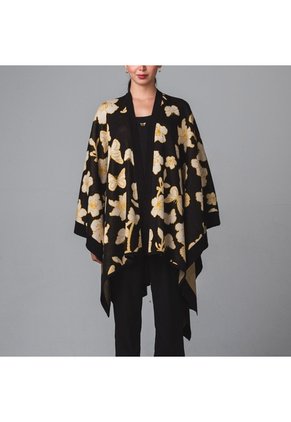 Ruana Selene Negro Cloud