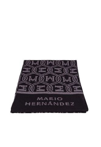 Estola Iza Palenque Negro Gris Cloud Estola Iza Palenque Negro Gris Cloud Mario Hernández