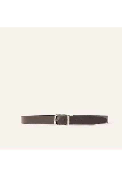 Cinturón Casual Doble Faz Chocolate Negro Esencial Cinturón Casual Doble Faz Chocolate Negro Esencial Talla 120