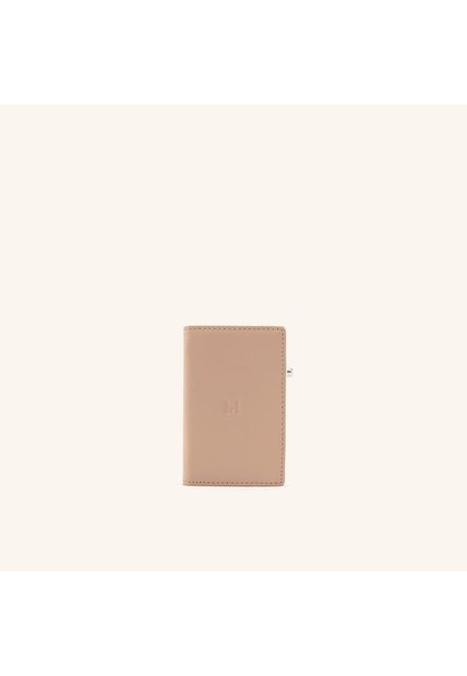 Estuche Vertical Con Tarjetero Met Taupe Gris Tecno