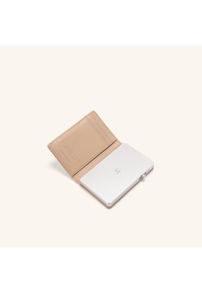Estuche Vertical Con Tarjetero Met Taupe Gris Tecno