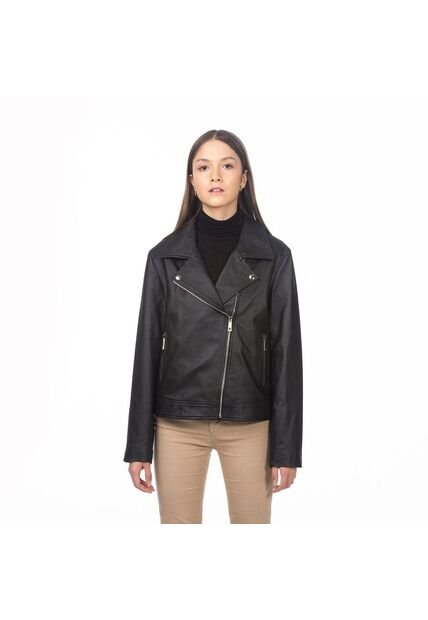 Chaqueta Biker Agata Negro Gema Chaqueta Biker Agata Negro Gema Talla 4