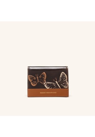 Billetera Lola Mediana Capuchino Mariposas Mario Hernández
