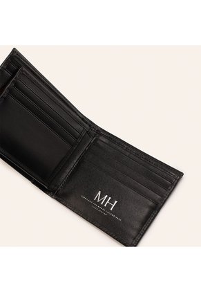 Billetera Extraplana Con Inserto Negro Etna Esencial