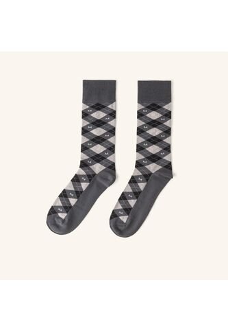 Medias Tapiz Extrafina Gris Negro MH Socks Medias Tapiz Extrafina Gris Negro MH Socks Mario Hernández