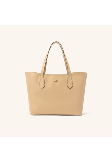 Tote Alas Mediano Taupe Coral Tote Alas Mediano Taupe Coral