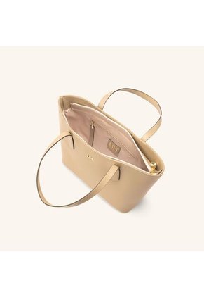 Tote Alas Mediano Taupe Coral Tote Alas Mediano Taupe Coral