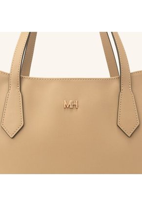 Tote Alas Mediano Taupe Coral Tote Alas Mediano Taupe Coral